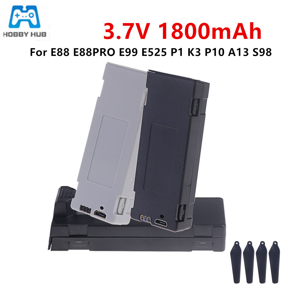 Drone Lipo Battery - For E88 Battery Rechargeable Battery 3.7V
