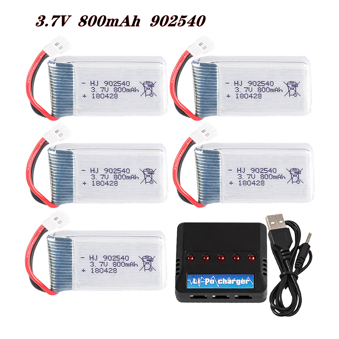 Drone Lipo Battery - 3.7V 800mAh 902540 25C Lipo Battery