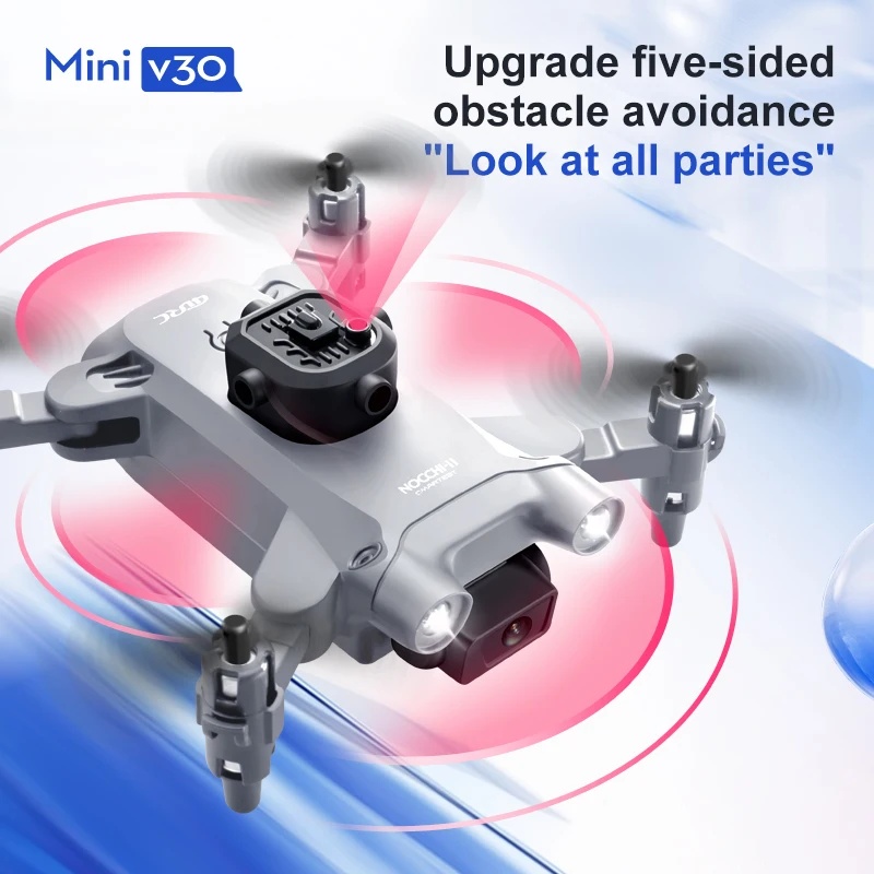 Mini V30 WiFi  With 4K HD Dual - Drone Rc Helicopter With Camera recension och pris