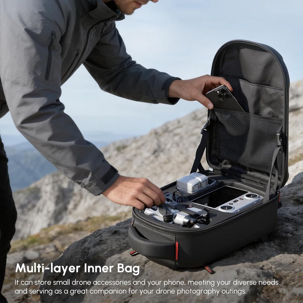 Waterproof Hard Carrying Backp - Drone Rc Pro 2 recension och pris