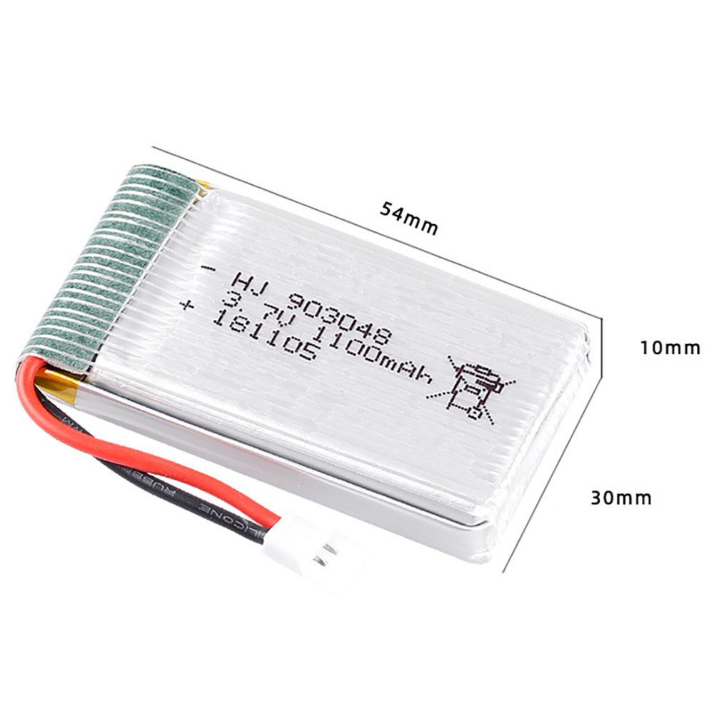 3.7V 1100mAh 903048 Lipo Batte - Drone Lipo Battery recension och pris