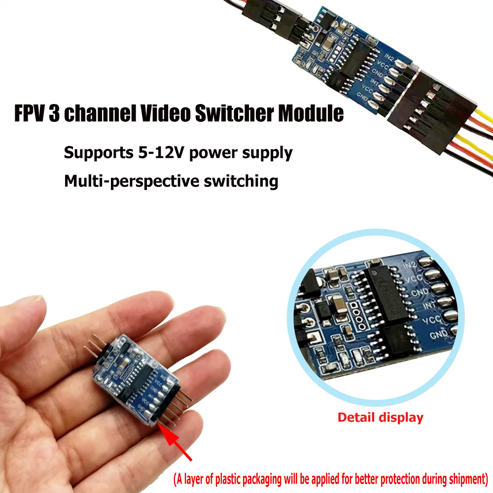5.8G 3 Channel Video Switcher  - Drone Rc Battery recension och pris