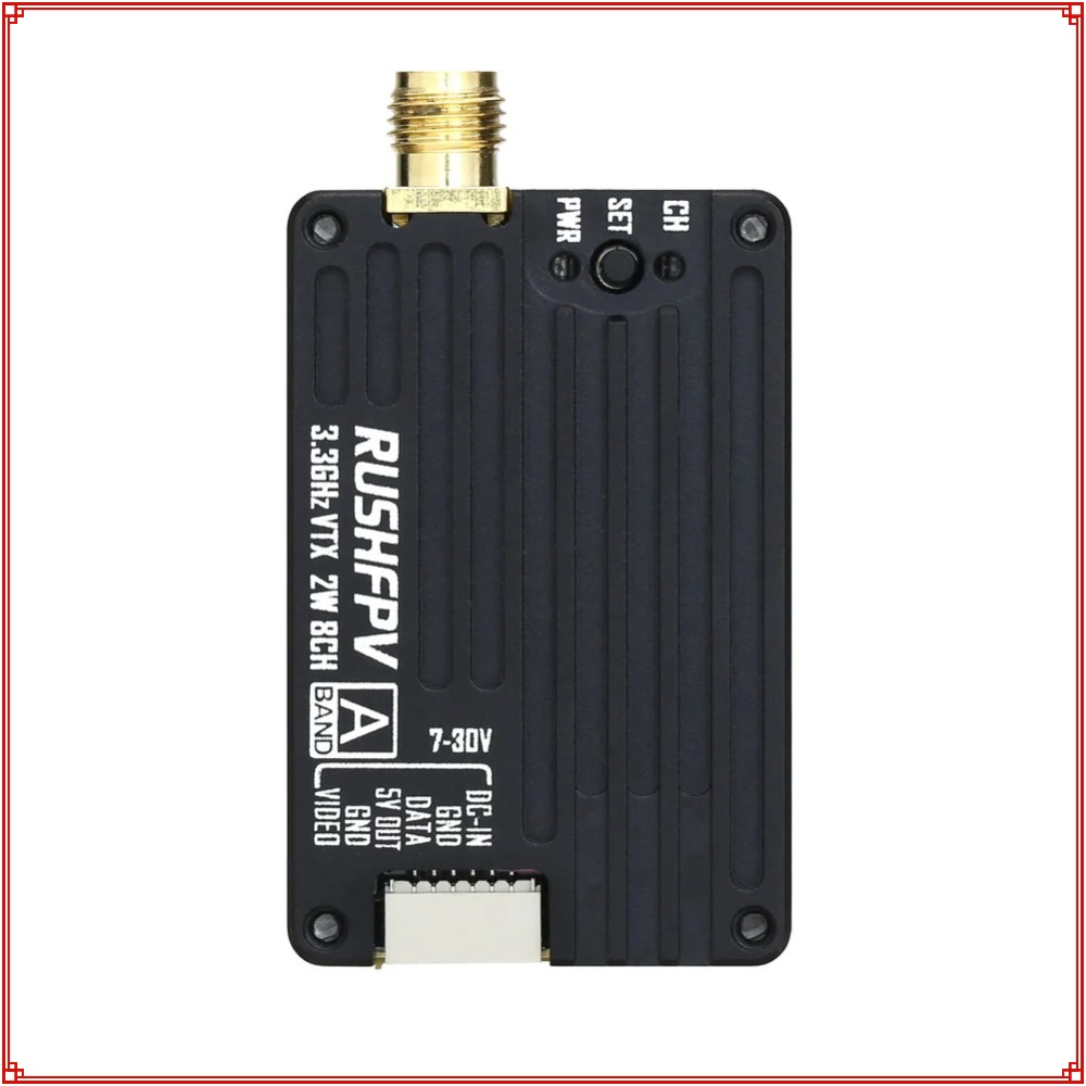 2026 New RUSHFPV 3.3G 2W VTX T - Fpv Antenna Receiver recension och pris
