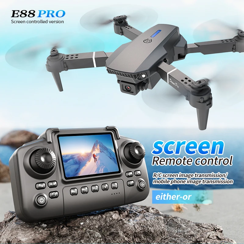 Professional E88 PRO Drone wit - Drone Rc Helicopter With Camera recension och pris