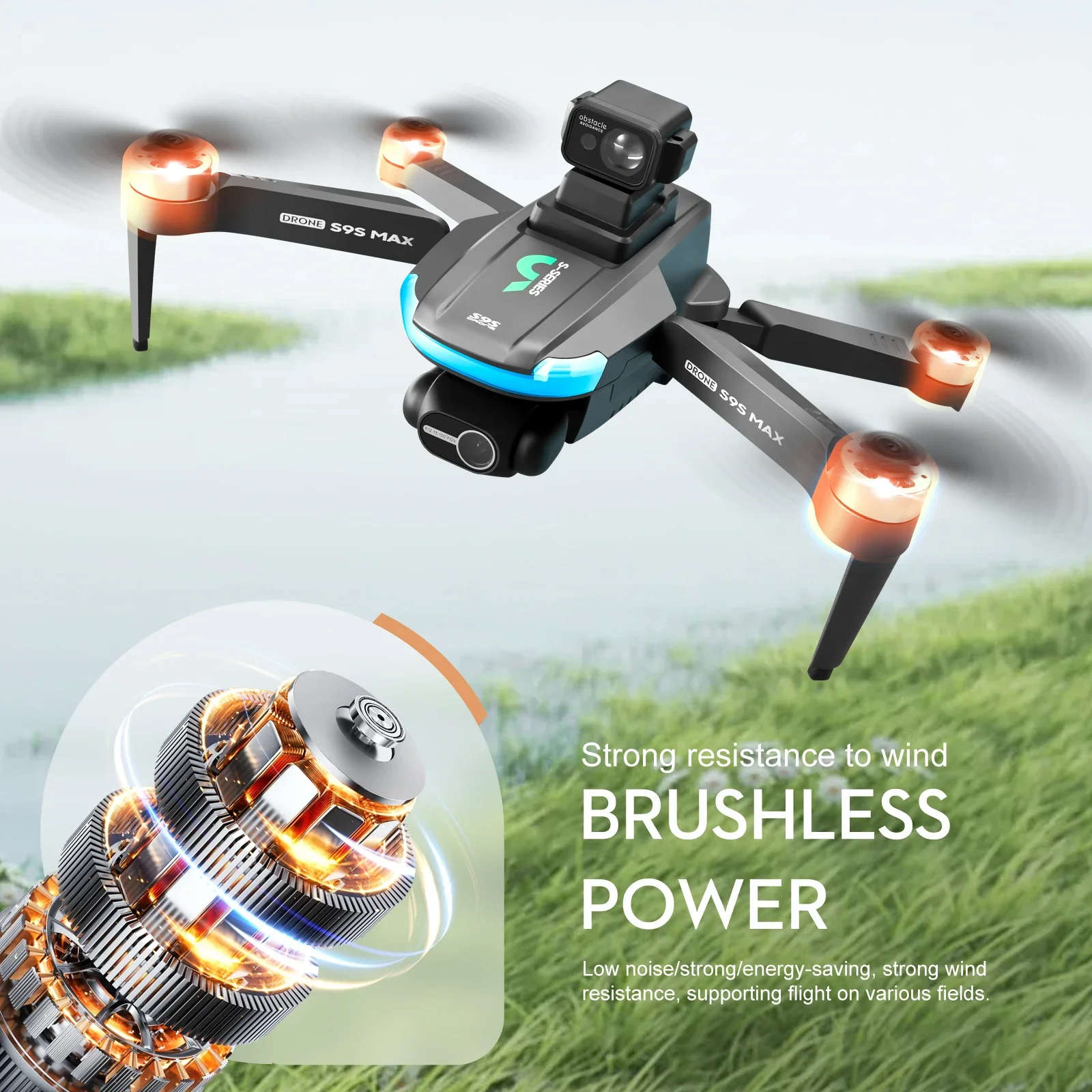 NEW S9S MAX MINI Drone 4K 2-Ax - Drone Rc Helicopter With Camera recension och pris