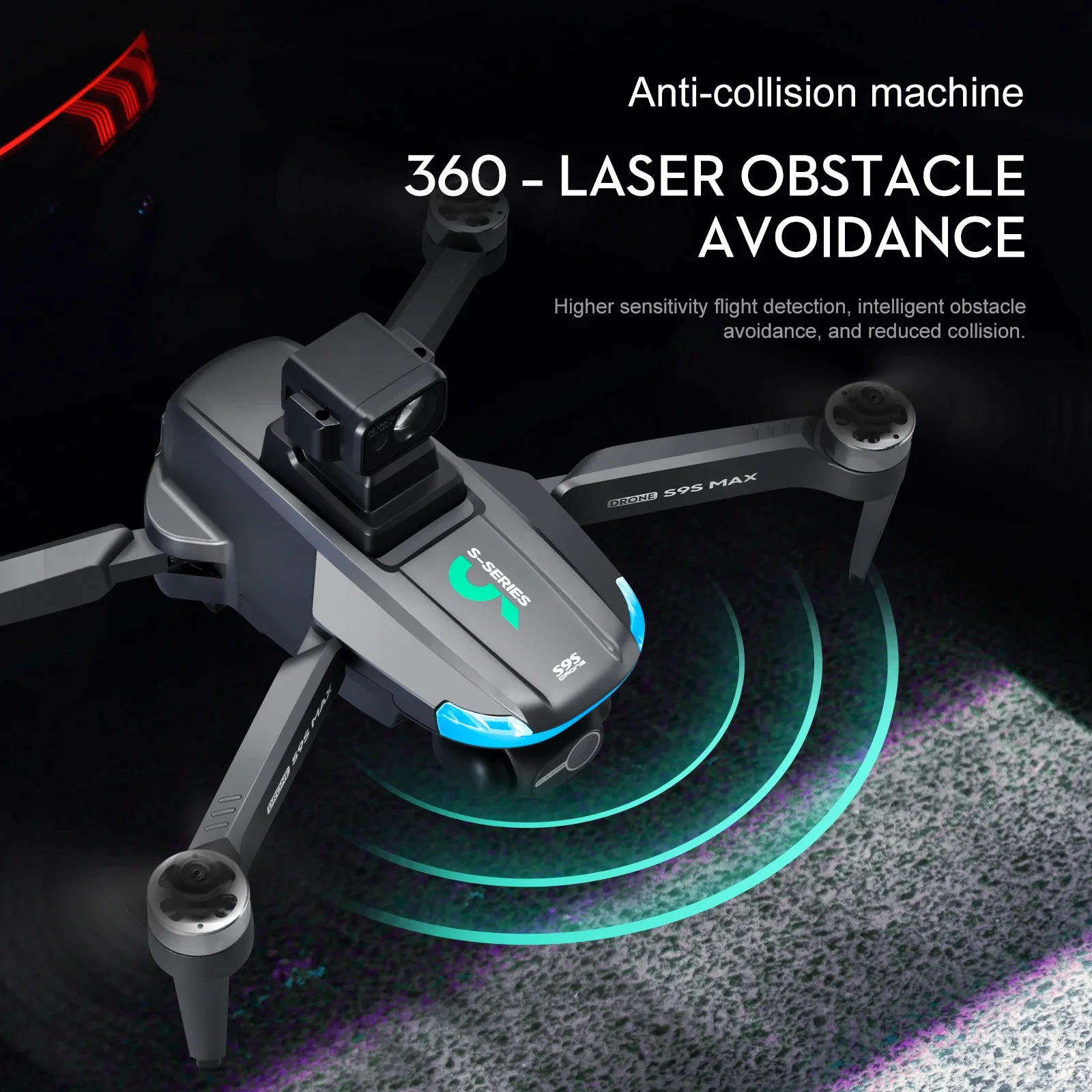 NEW S9S MAX MINI Drone 4K 2-Ax - Drone Rc Helicopter With Camera recension och pris