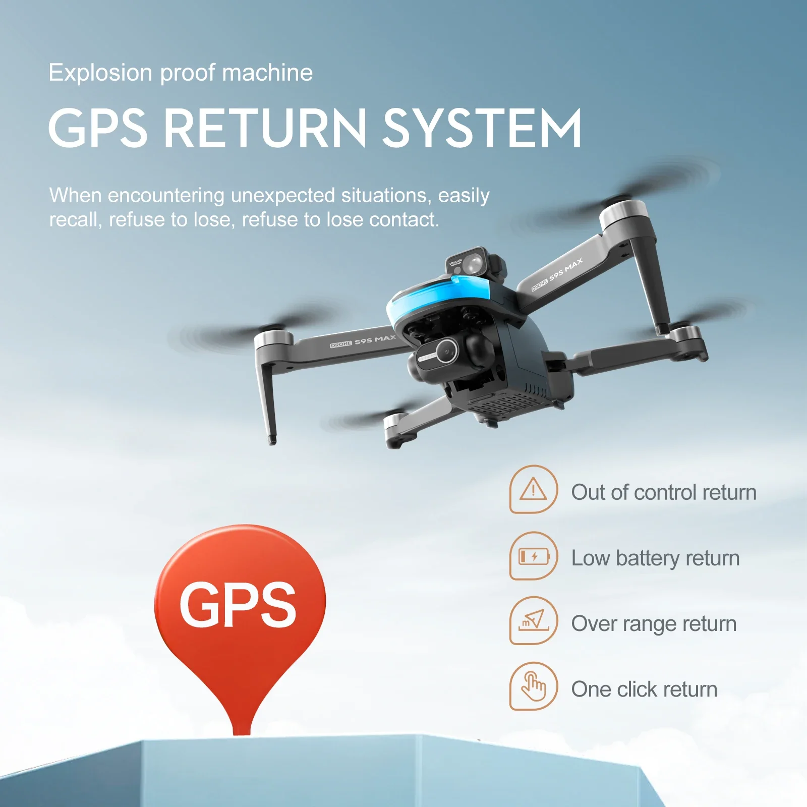 NEW S9S MAX MINI Drone 4K 2-Ax - Drone Rc Helicopter With Camera recension och pris