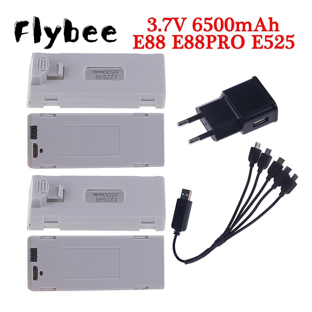 Original E88 Battery 3.7V 6500 - Drone Lipo Battery recension och pris