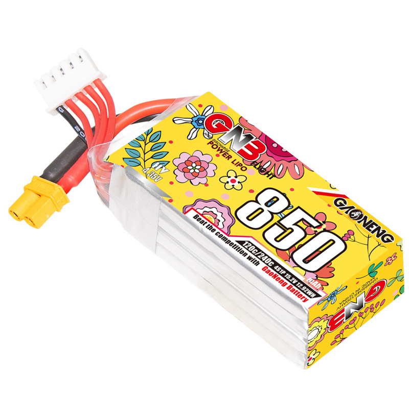 Upgraded GNB 4S 15.2V 850mAh L - Drone Carrera Rc recension och pris