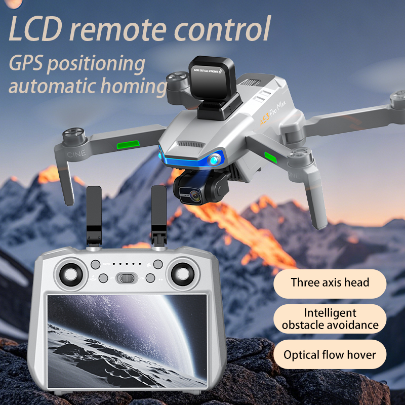 AE3 PRO Max NEW LCD SC GPS Dro - Drone Rc Helicopter With Camera recension och pris
