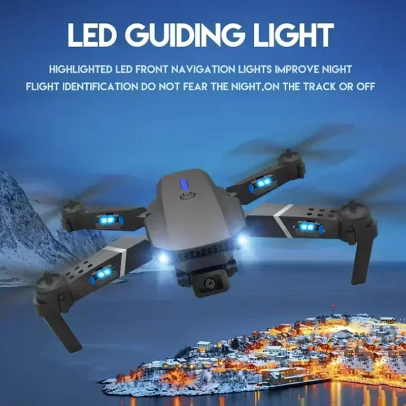 E88 Pro WIFI FPV Drone Wide An - Drone Rc Helicopter With Camera recension och pris