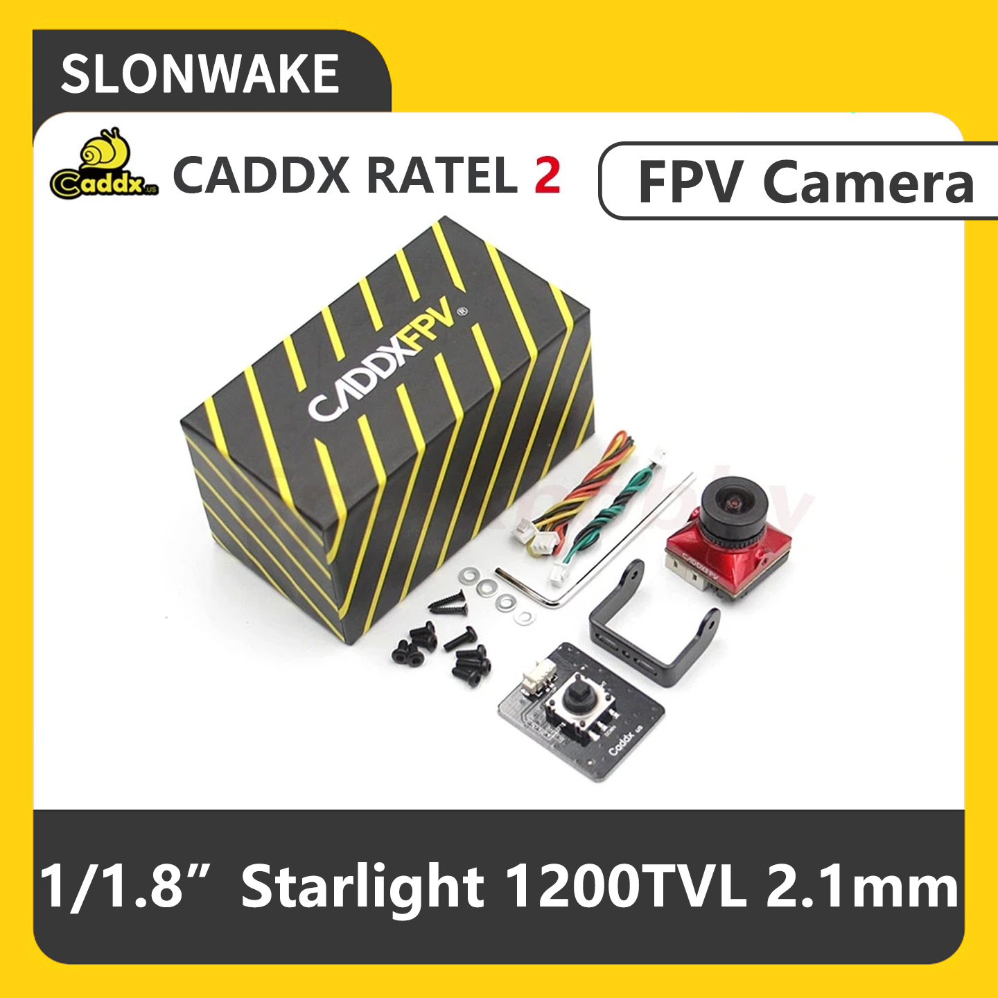 Over 10Km VTX 2W Wireless Micr - Caddx Fpv Camera recension och pris