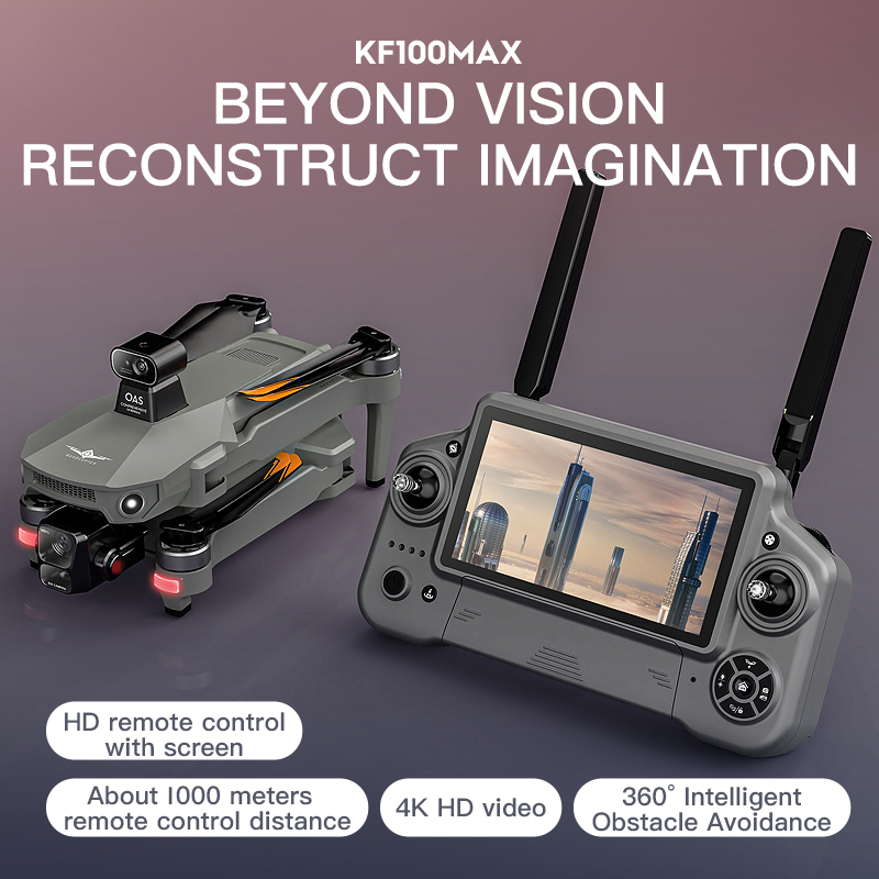 KF100 MAX GPS Drone 4K Camera  - Drone Rc Helicopter With Camera recension och pris