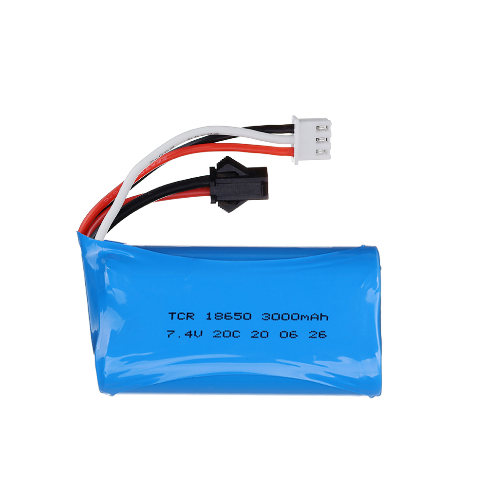 7.4V 3000mAh 18650 Li-ion Bate - Drone Lipo Battery recension och pris