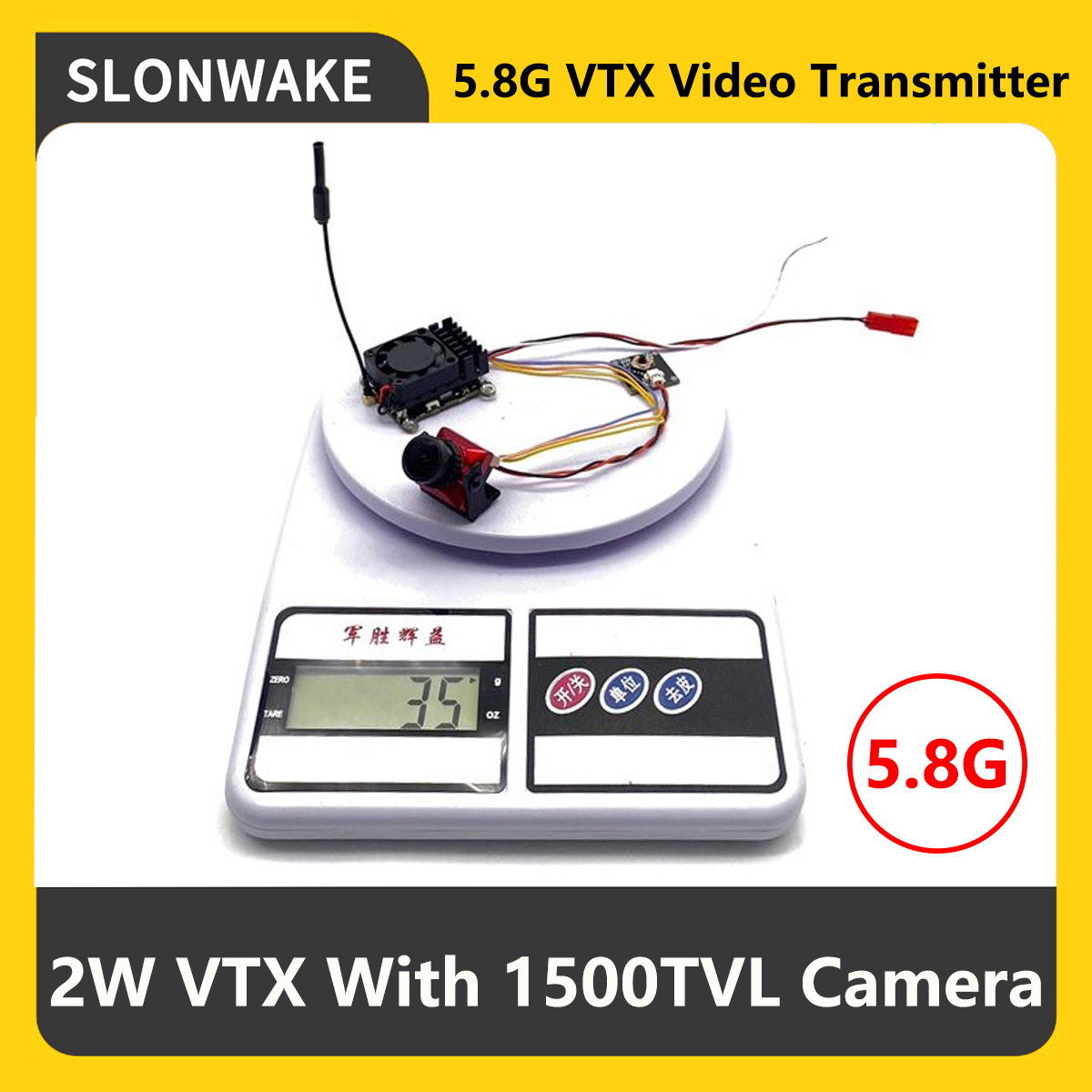 SLONWAKE 5.8G 2000mW FPV VTX T - Rc Transmitter recension och pris