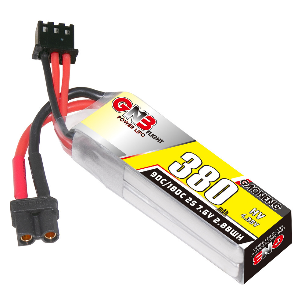 GNB 2S 7.6V 380mAh 90C/180C Li - Drone Carrera Rc recension och pris