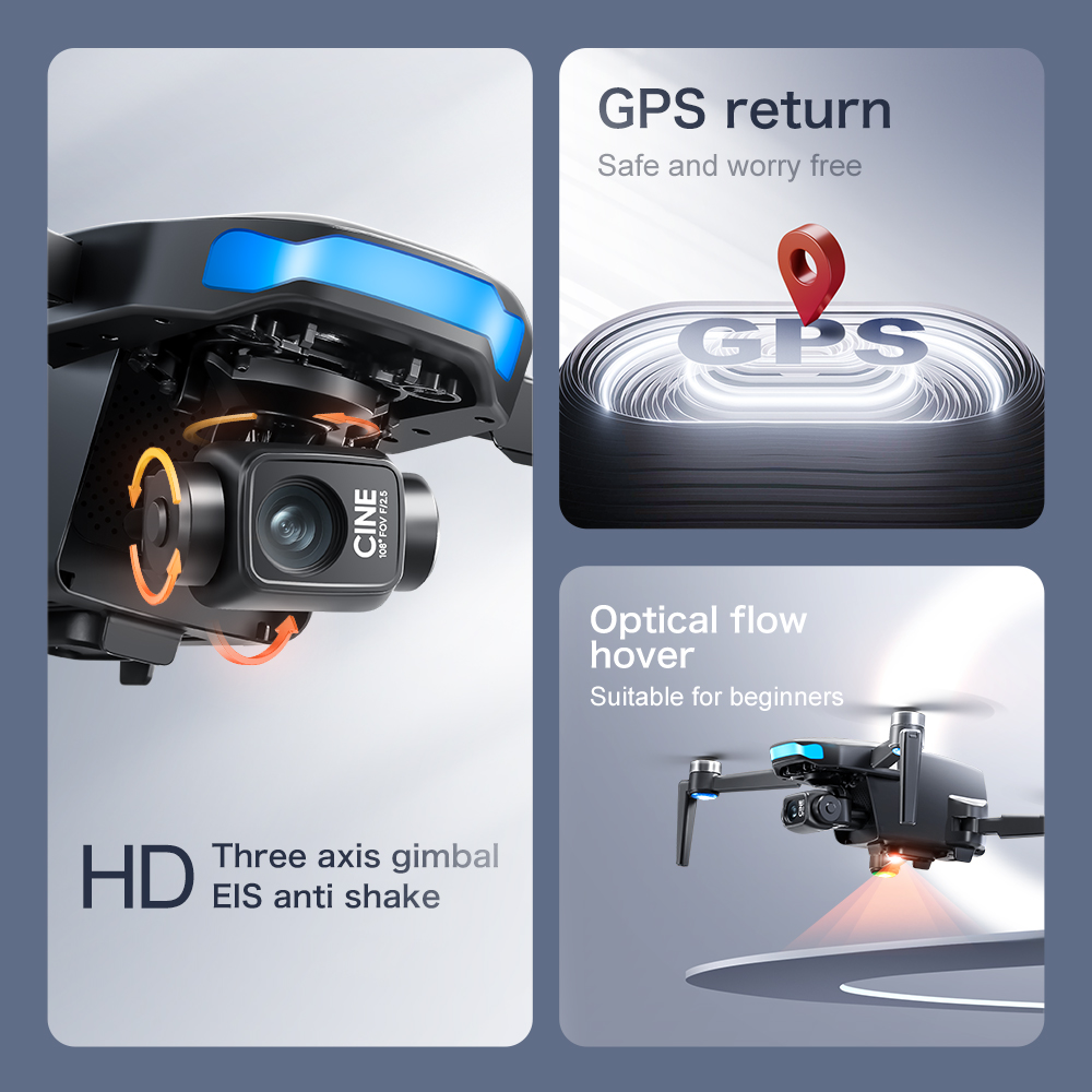 Original S-X1 GPS Drone 8KHD p - Drone X1 Rc recension och pris
