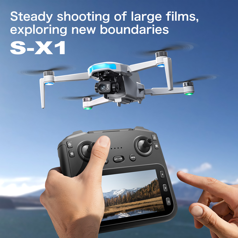 Original S-X1 GPS Drone 8KHD p - Drone X1 Rc recension och pris