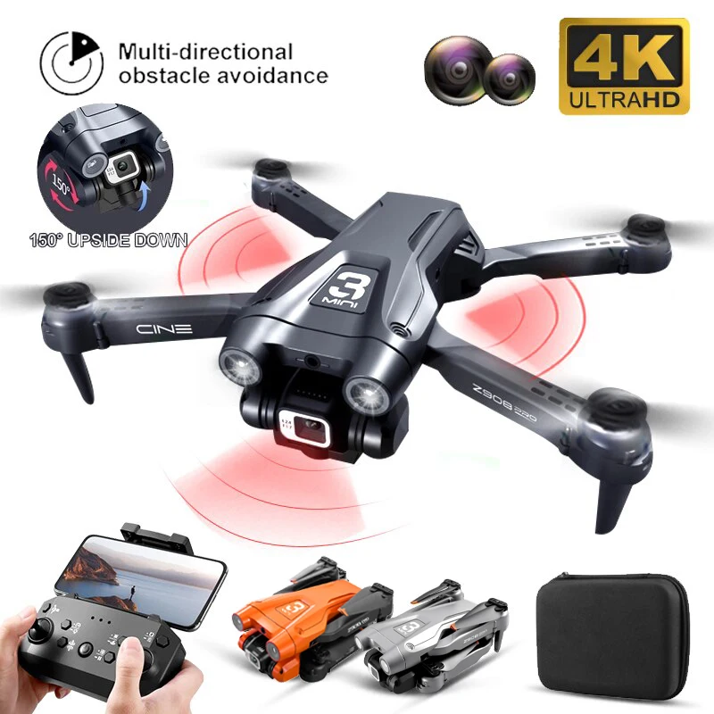 Mini Drone 4k Professional Cam - Drone Rc Helicopter With Camera recension och pris