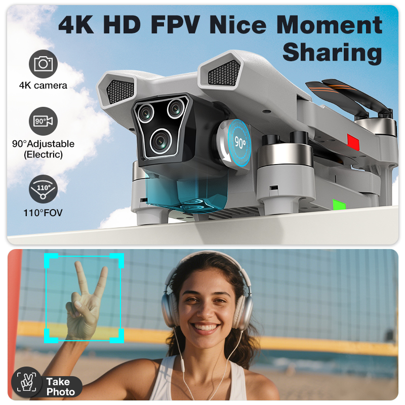 NEW Hot L017 Pro Drone Brushle - Drone Rc Helicopter With Camera recension och pris