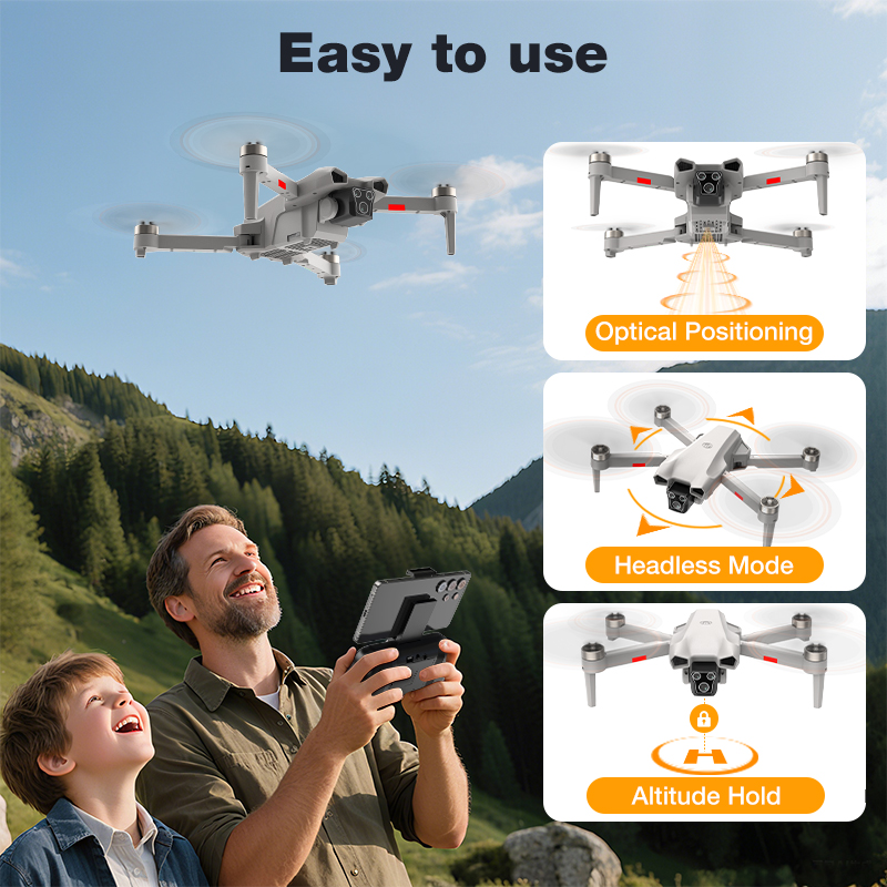 NEW Hot L017 Pro Drone Brushle - Drone Rc Helicopter With Camera recension och pris