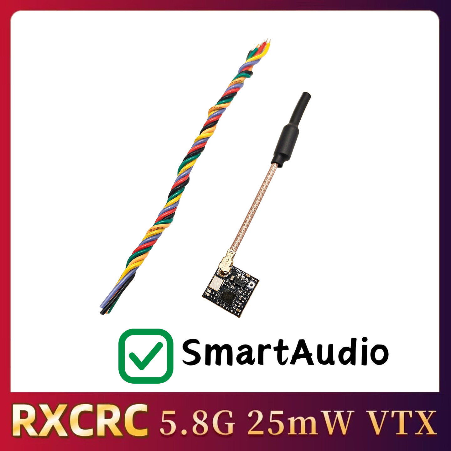 RXCRC 5.8GHz 48CH FPV 25mW Ana - Rc Transmitter recension och pris